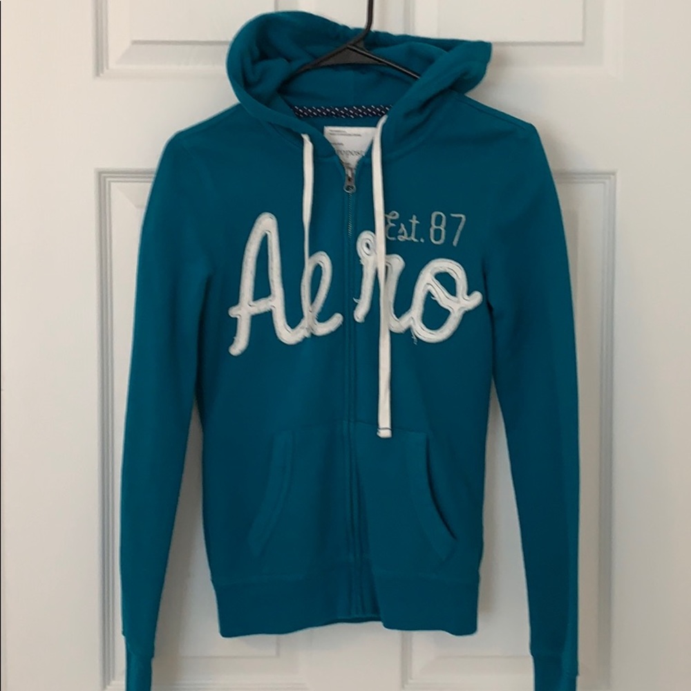 Aeropostale Blue Hoodie S